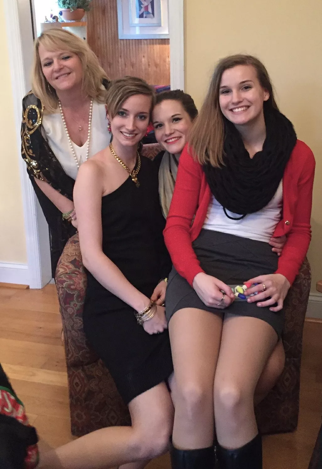 Mommy and her three sluts. How are you degrading these four?