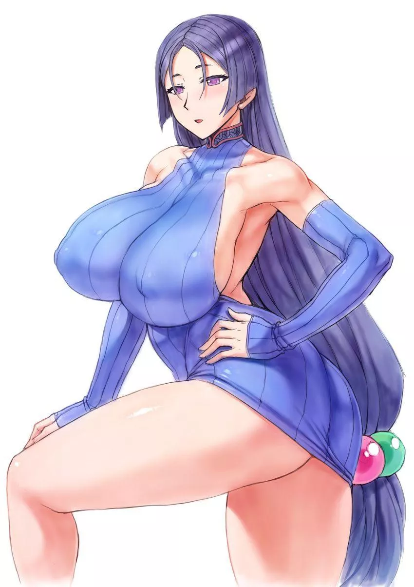 Mommy Raikou rocking the virgin killer sweater.