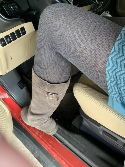 More cold weather hosiery. Someday it will warm up!