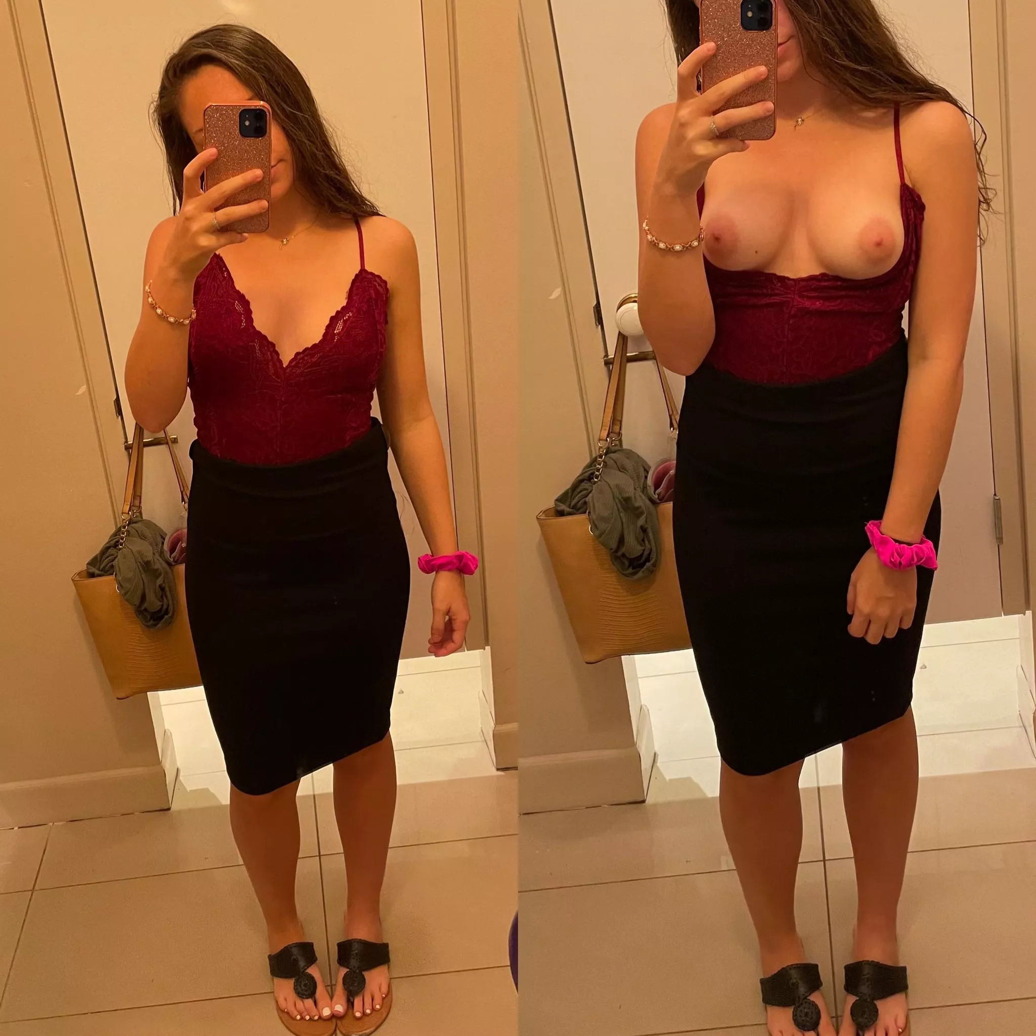 More like in and out 😜