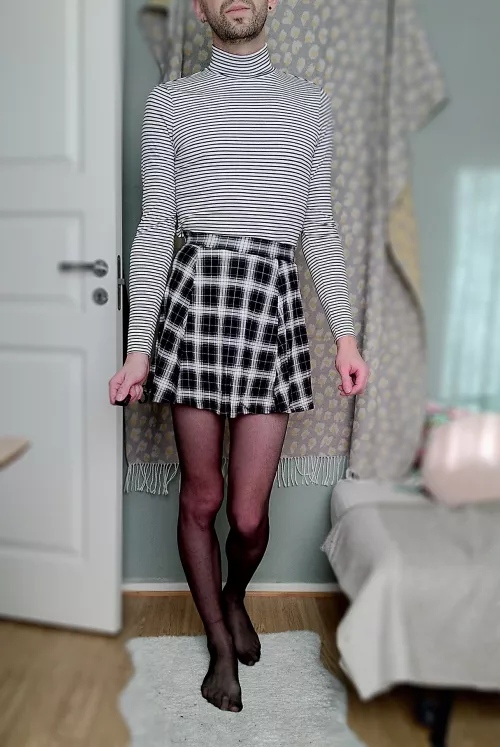 More of a fem man than femboy. But I love my cute new skirt!