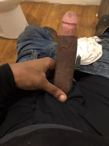 morning wood at wrk..