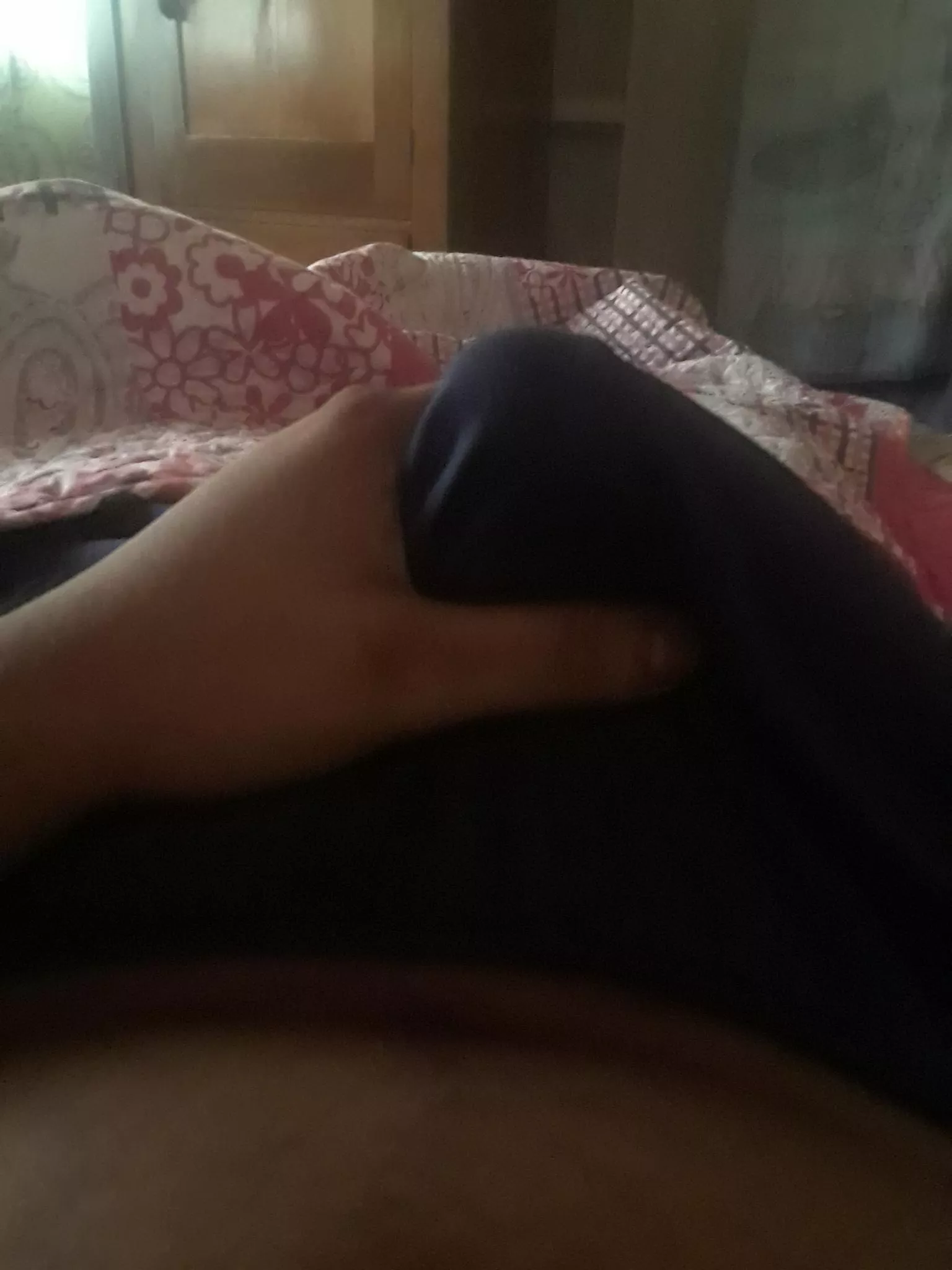 Morning wood, happy to see you.