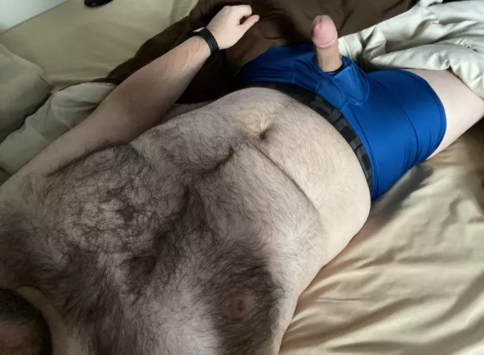 Morning wood popped out