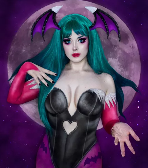 Morrigan Bodypaint! It took me 13/14 hours. What do you think?
