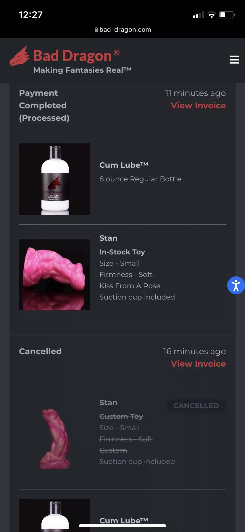 Most ironic thing ever. Stan with the exact specs I wanted was released from someone’s cart 10 seconds after my custom order 😅