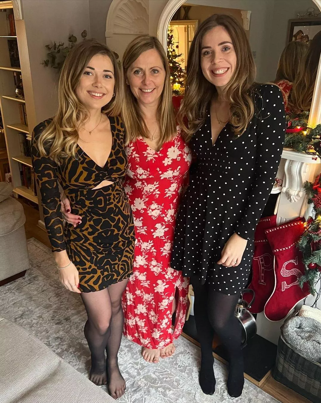 Mother and two daughters