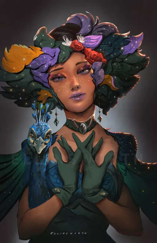 Mother of Peacock by Jaka Prawira