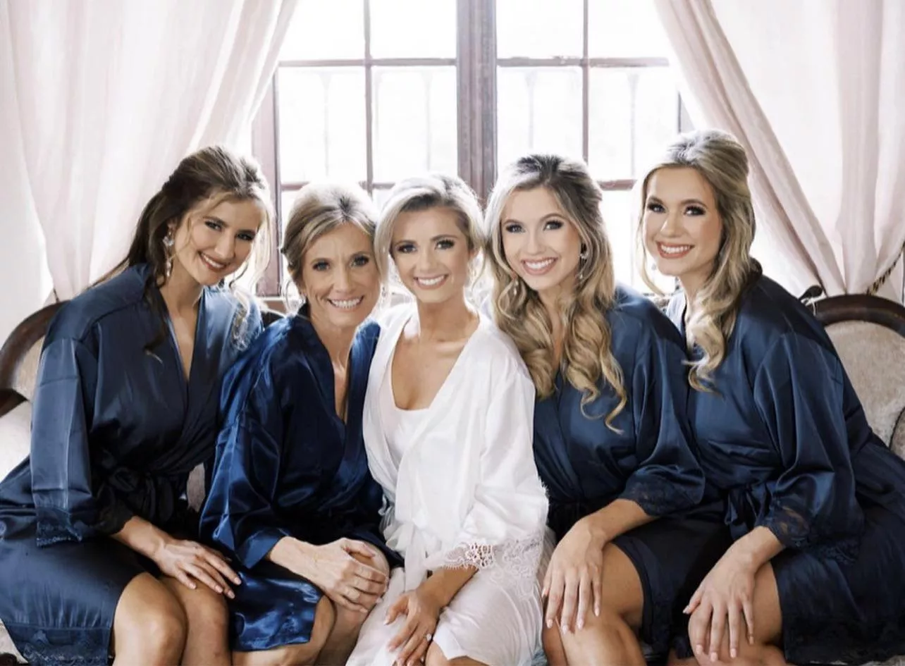 mother of the bride and her 4 daughters. who you taking?