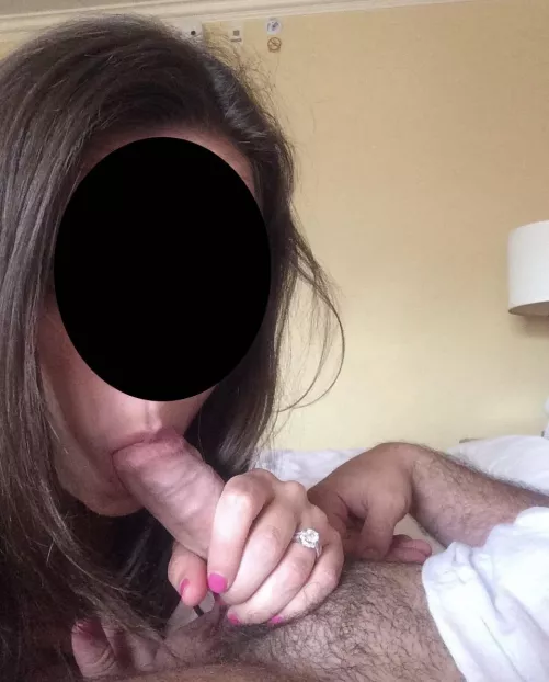 Mouth full of cock