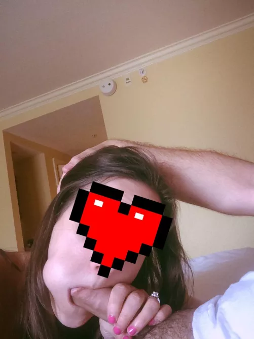 Mouth full of cock