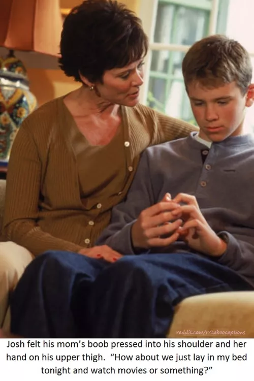 [M/S] Moms know how to cheer up their sons.