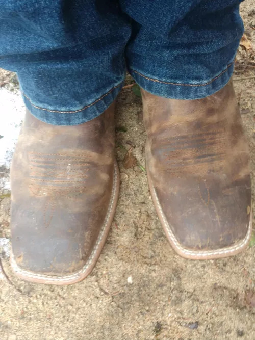 My Ariat ranchers still going strong after 4 years of constant wear