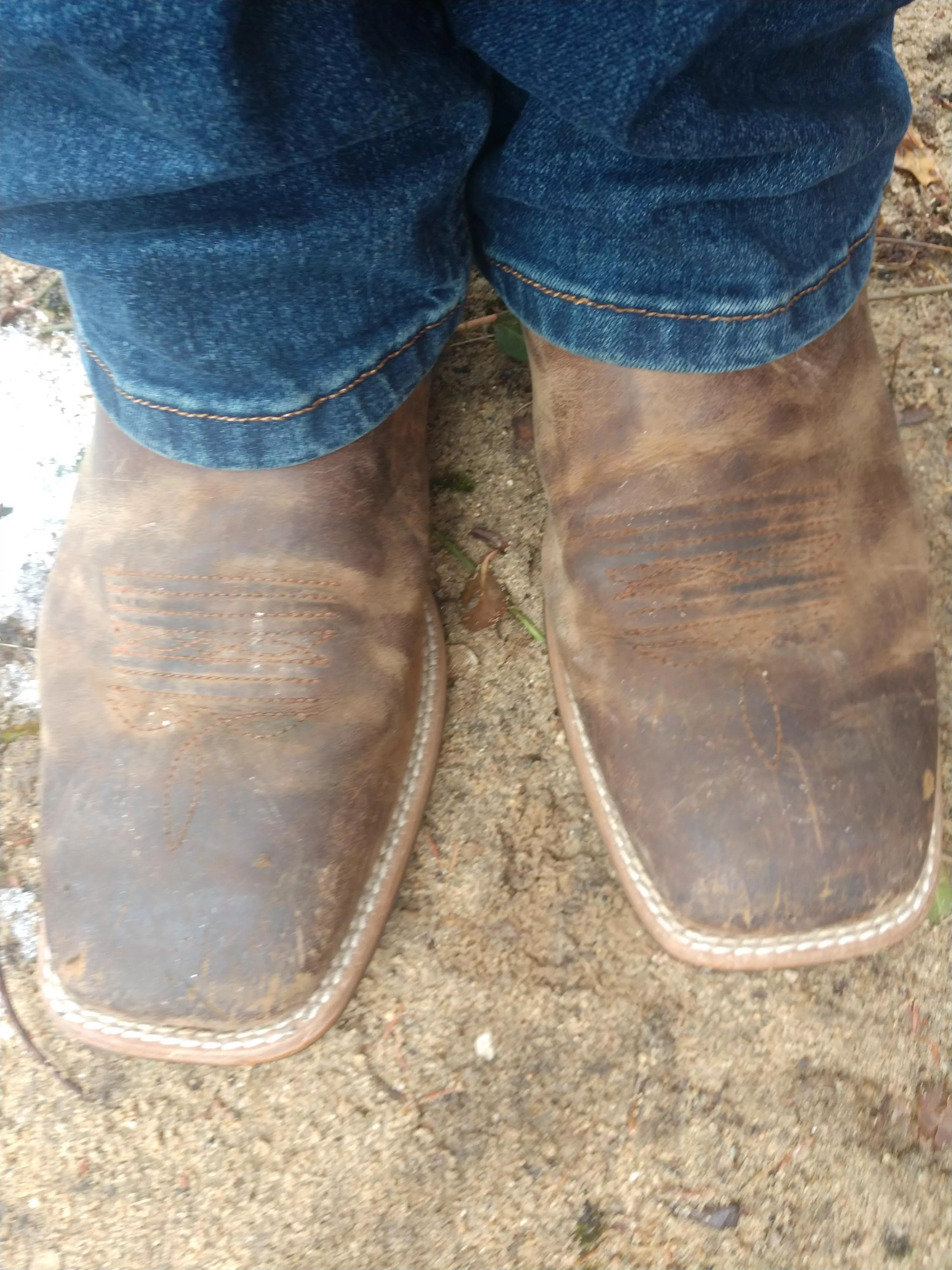 My Ariat ranchers still going strong after 4 years of constant wear