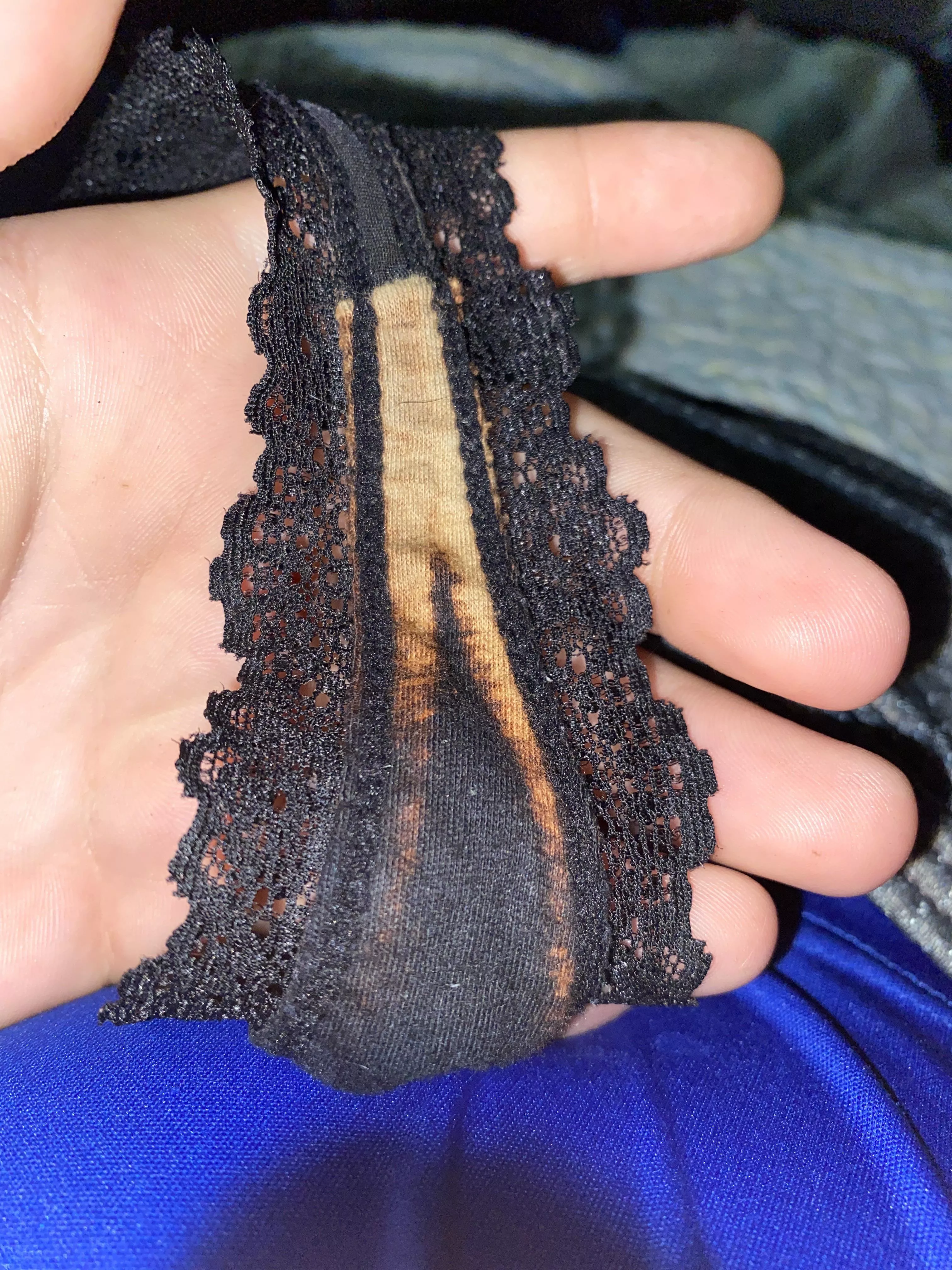 My aunts, pussy is so wet it stained them My aunts, pussy is so wet it stained them