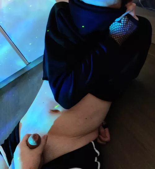 my baby gets all shy when i touch his private parts