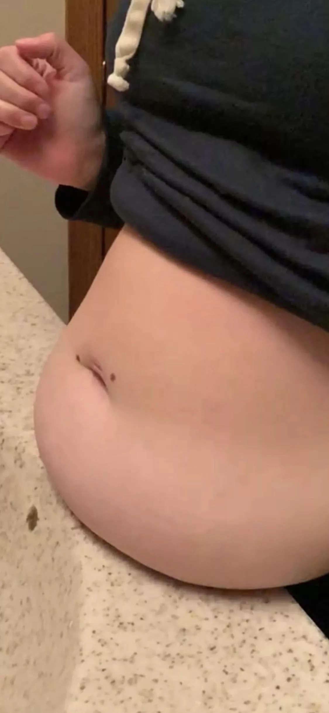 My belly needs a break sometimes. Getting so heavy and hurts my back