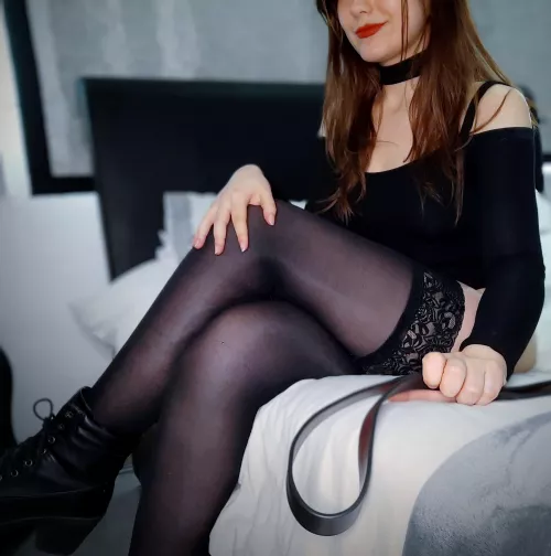 My belt is perfect for training losers like you 😈