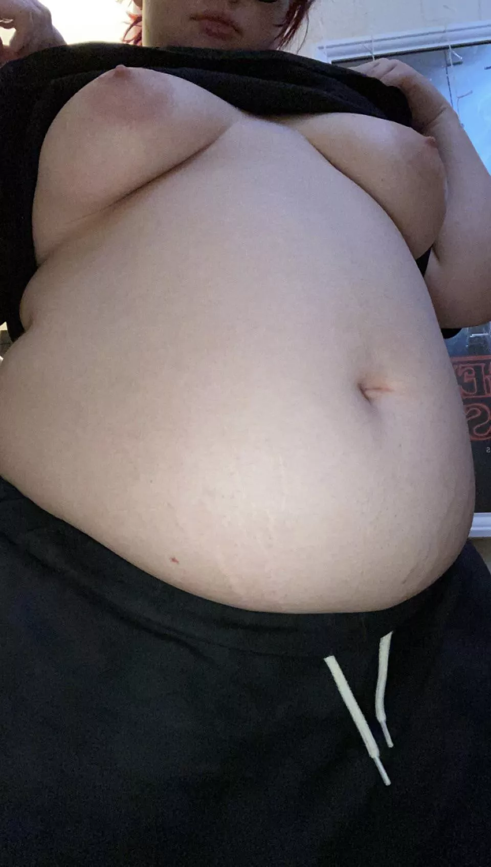 my big soft belly needs rubs 🥺✨