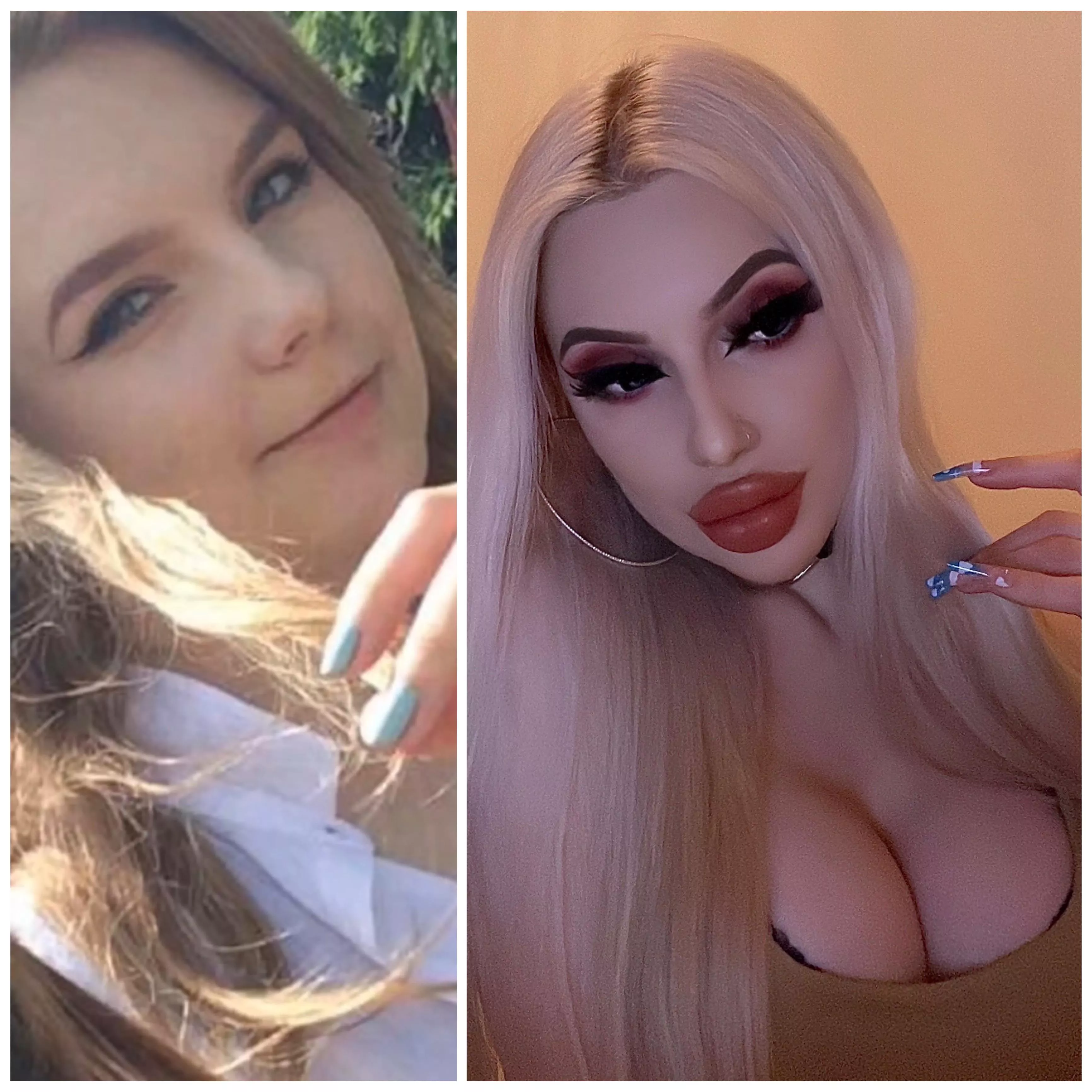 my bimbofication 18 vs 21 yo😈✨ my bimbofication 18 vs 21 yo😈✨