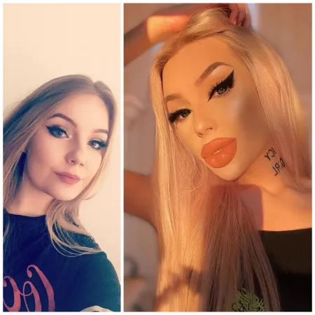 my bimbofication😈❤️🔥🥰