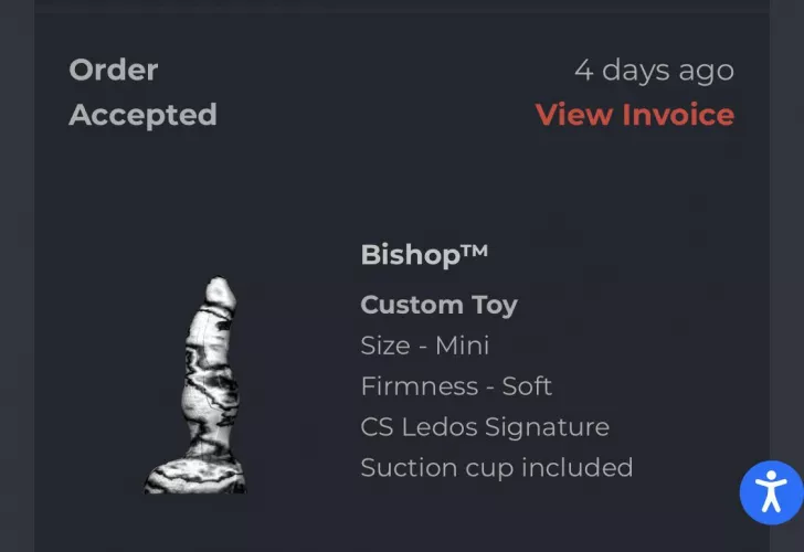 My Bishop with Ledo’s Signature got approved! This is my first custom toy and custom colors so I can’t wait to see when it’s done! 🖤 If you got a custom this month, what was the coloration you requested?