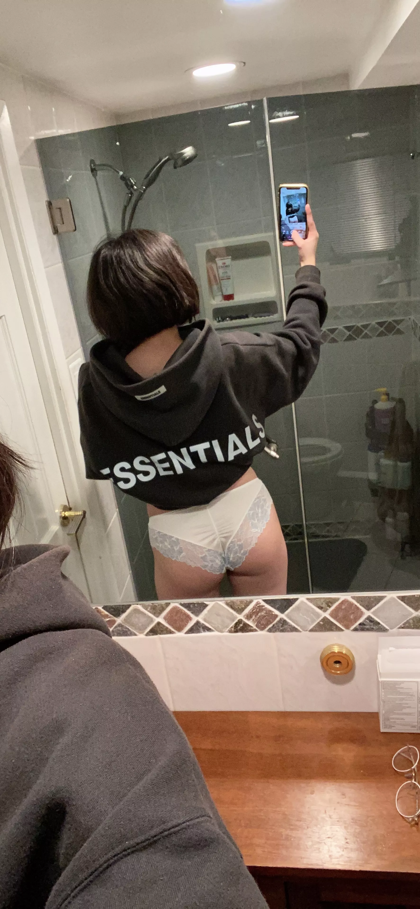 My booty wanted to be part of the selfie My booty wanted to be part of the selfie