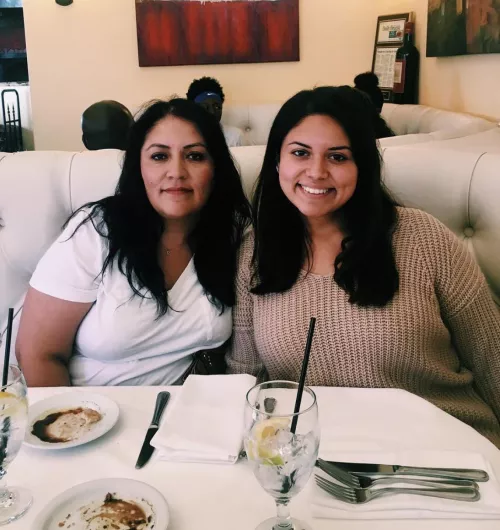 My boss and her daughter.