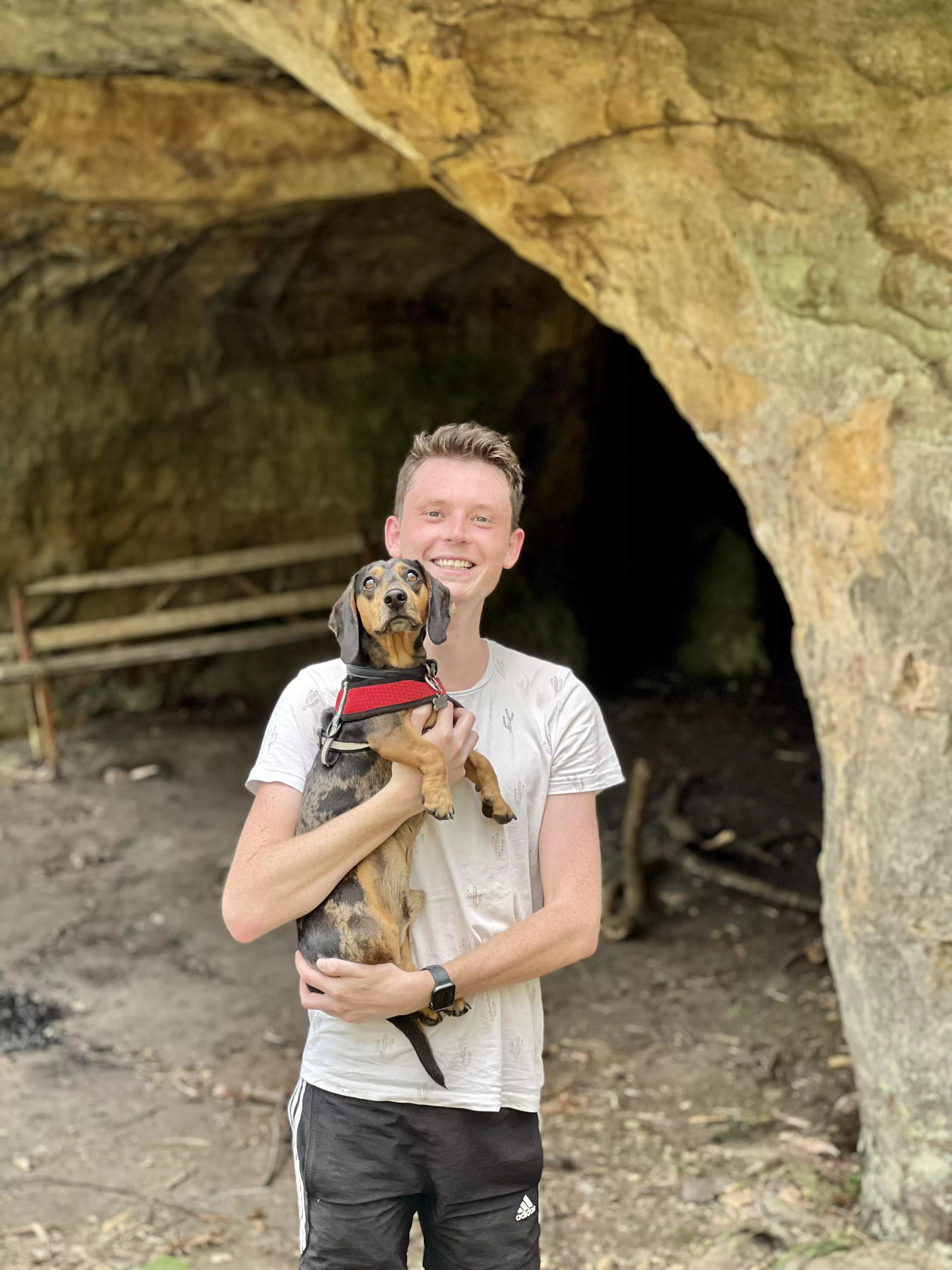 My boy and I (also sunburn).