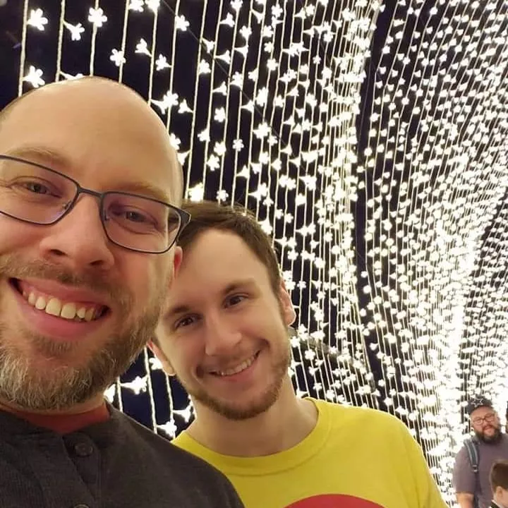 My boyfriend and I going to see the light show this past December :)
