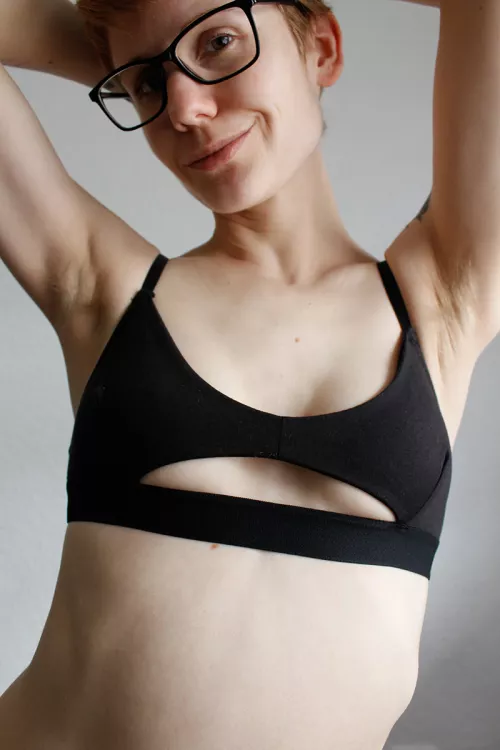 My bra collection, which I only wear for show, has grown to three 😊