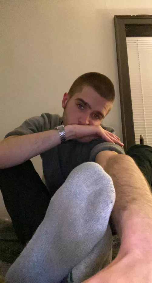 My bud wanted to see my feet but Iām shy haha