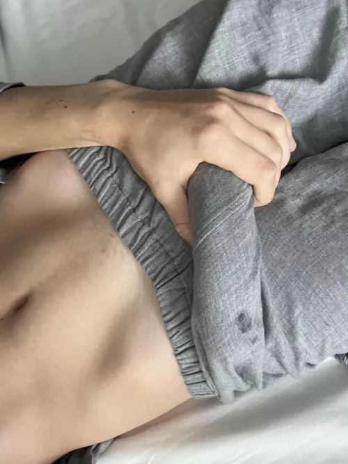 My bulge with a little precum, hope you don’t mind!