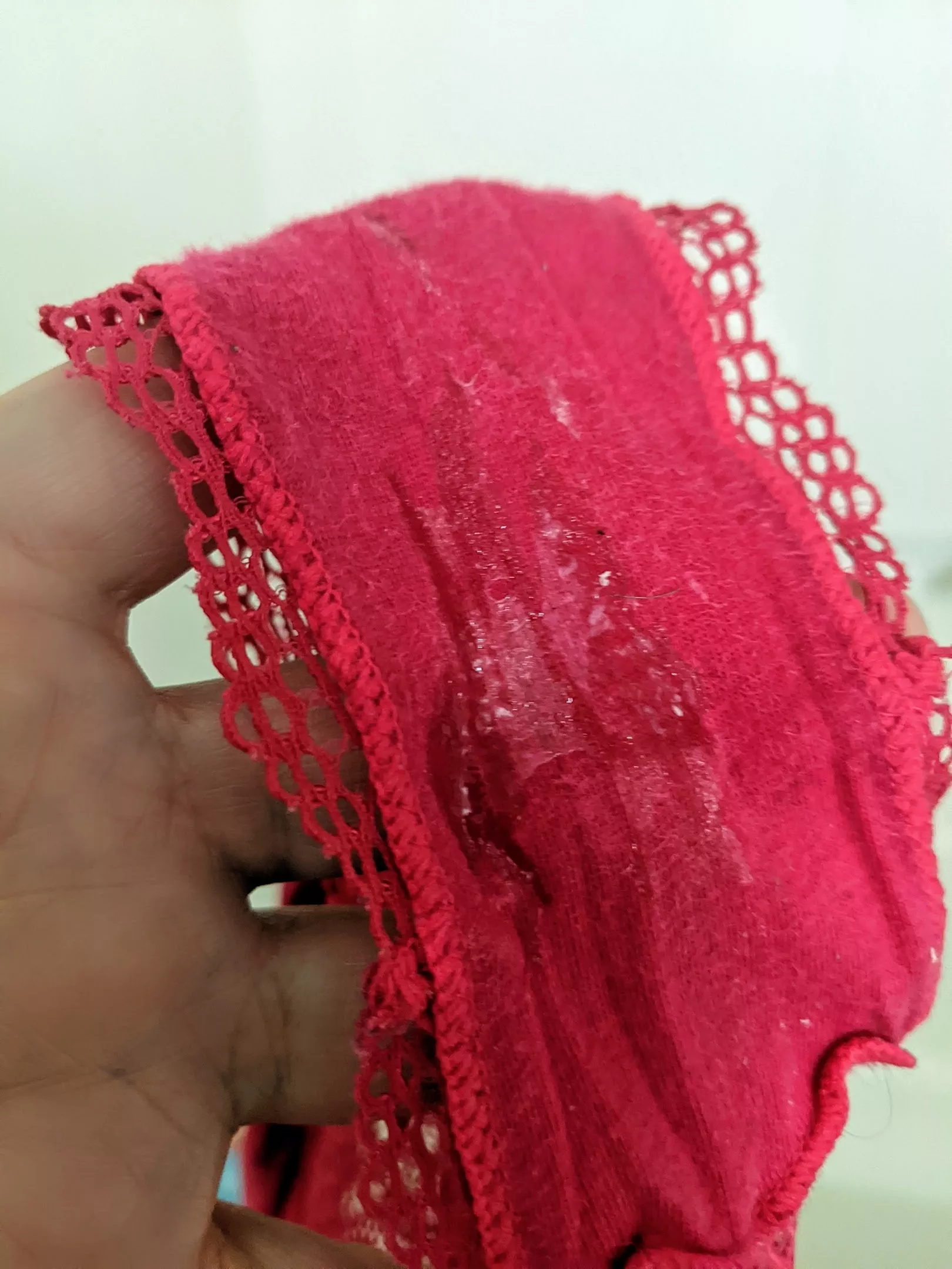 My cheeky pink panties are now on day 2 :) My cheeky pink panties are now on day 2 :)