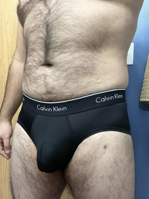 My Christmas Eve Briefs. Let’s see who gets to pull them down.