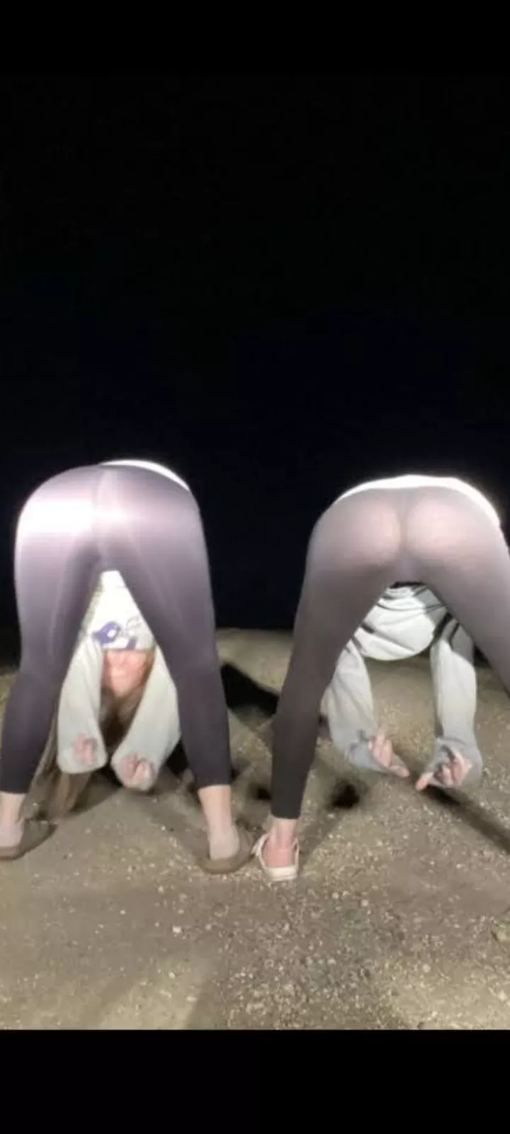 My classmate and her friend