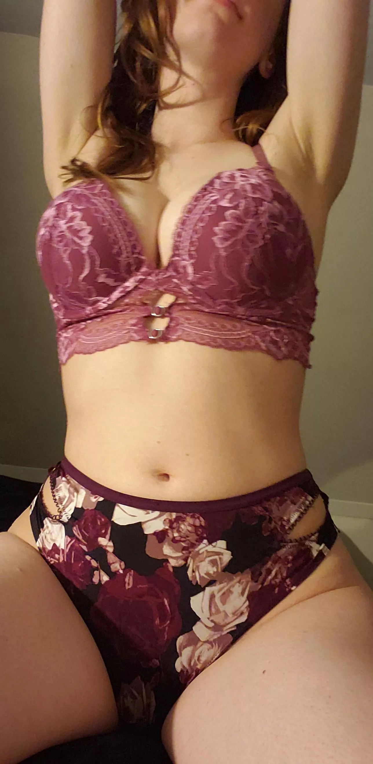 My cleavage is saying good morning!