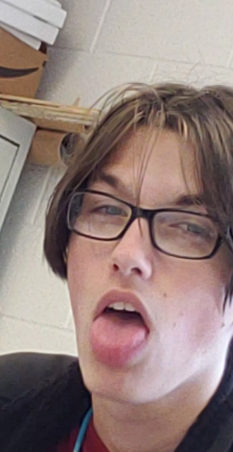 My close friend having a good time 😏