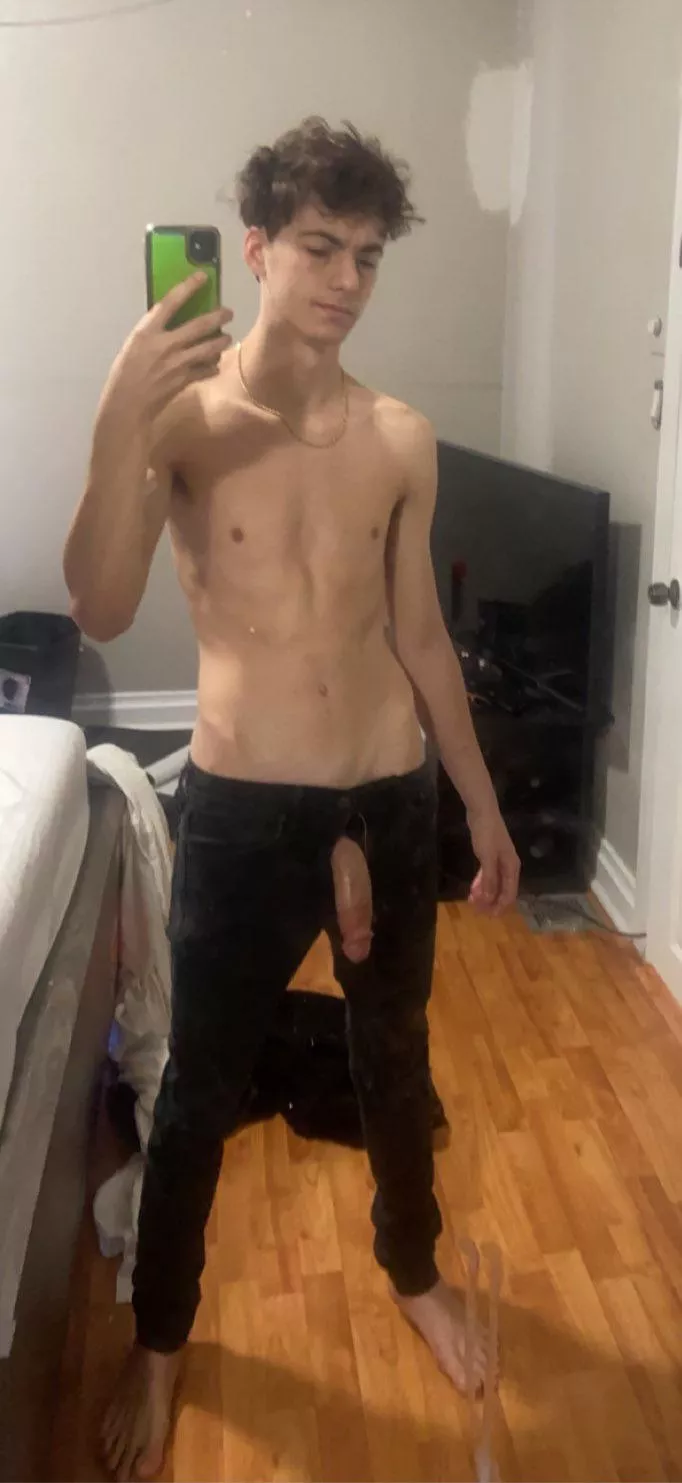 My cock needs to breathe after being stuck in these pants all day. I’d rather be naked 24/7