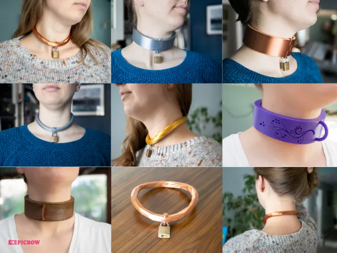 My collection of 3d printed collars