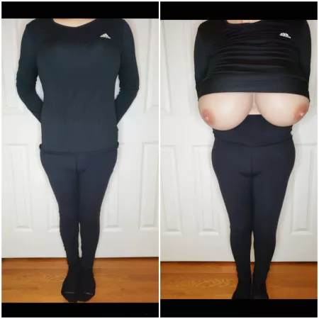 My compression top won't be doing anymore compressing with these melons...