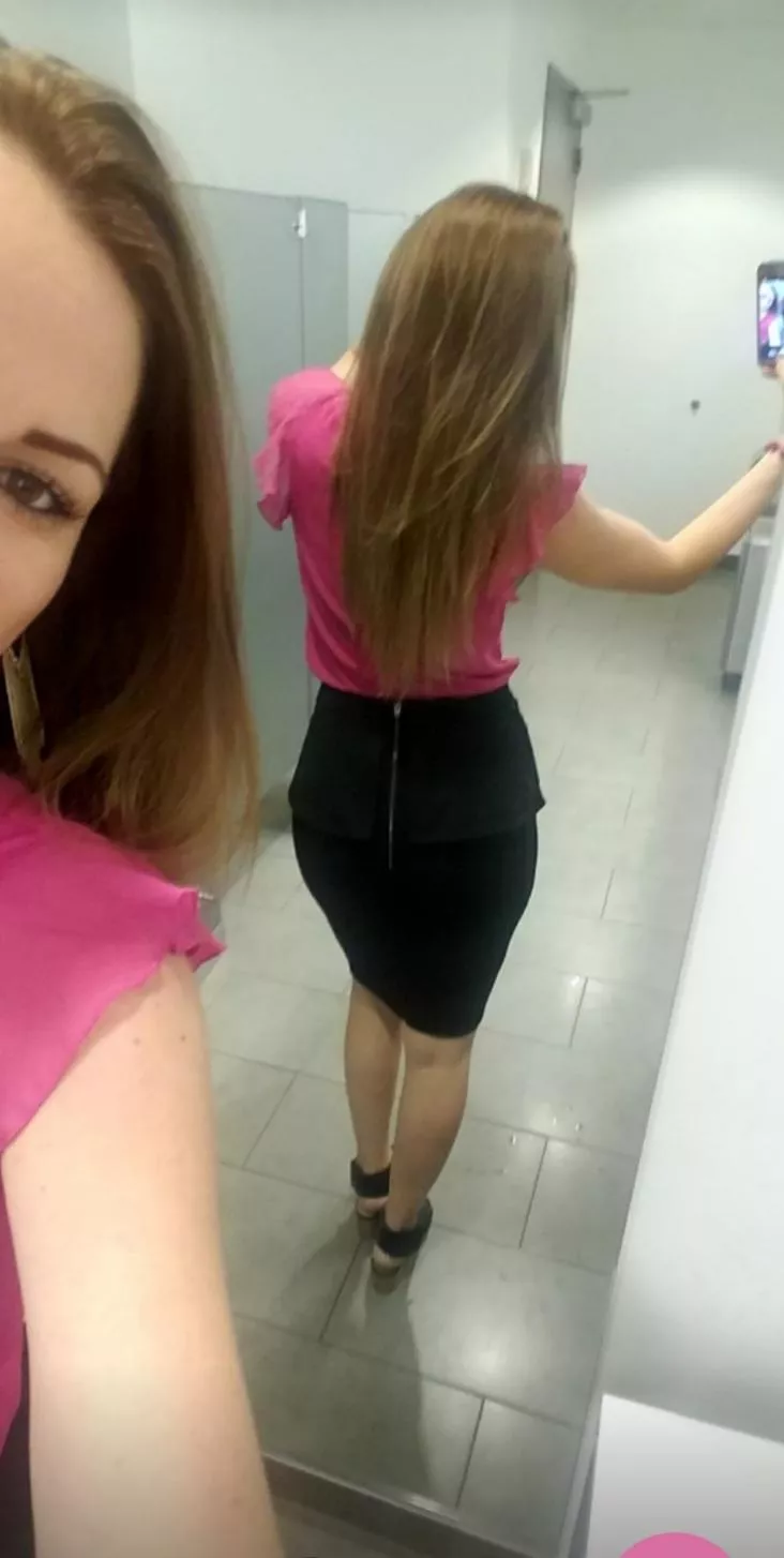 My coworkers weren't too happy we had to go back into the office... I hope this skirt helps make the transition more enjoyable (OC) 😉