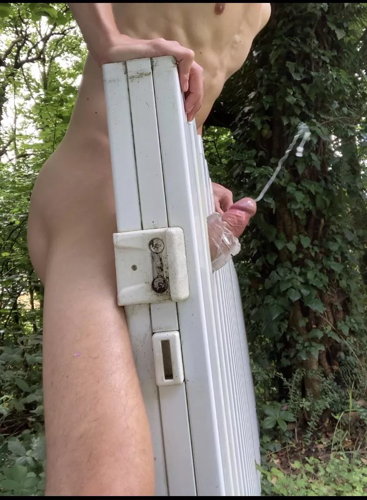 My curious neighbor screamed that he wants to join but I already shot my load π¦π¦π¦ #toolate My curious neighbor screamed that he wants to join but I already shot my load π¦π¦π¦ #toolate