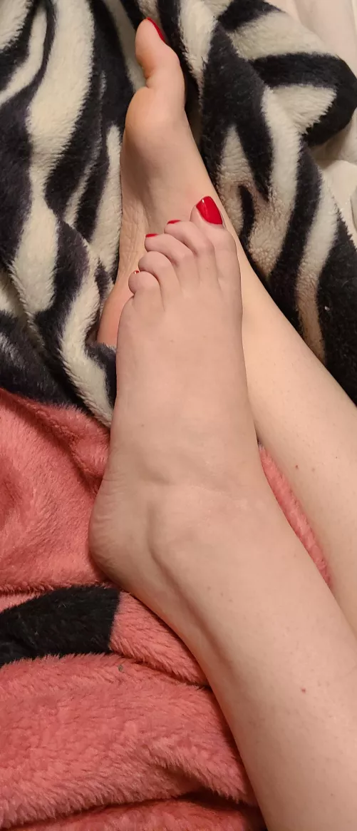 My cute long toes