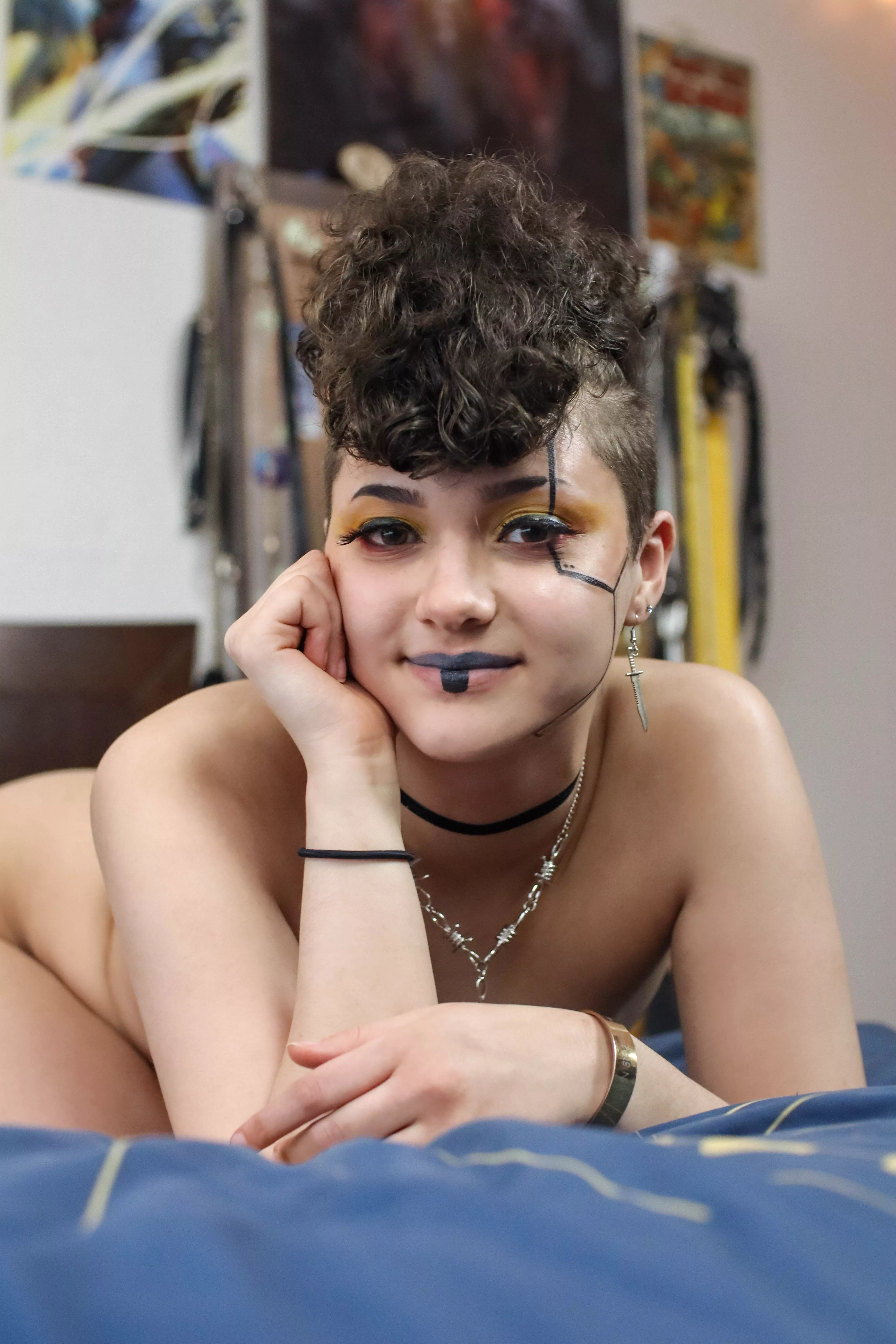 My cyberpunk makeup