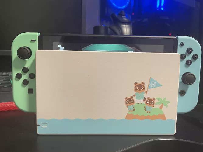 My Daddy got me the Animal Crossing switch for Christmas! 🥰