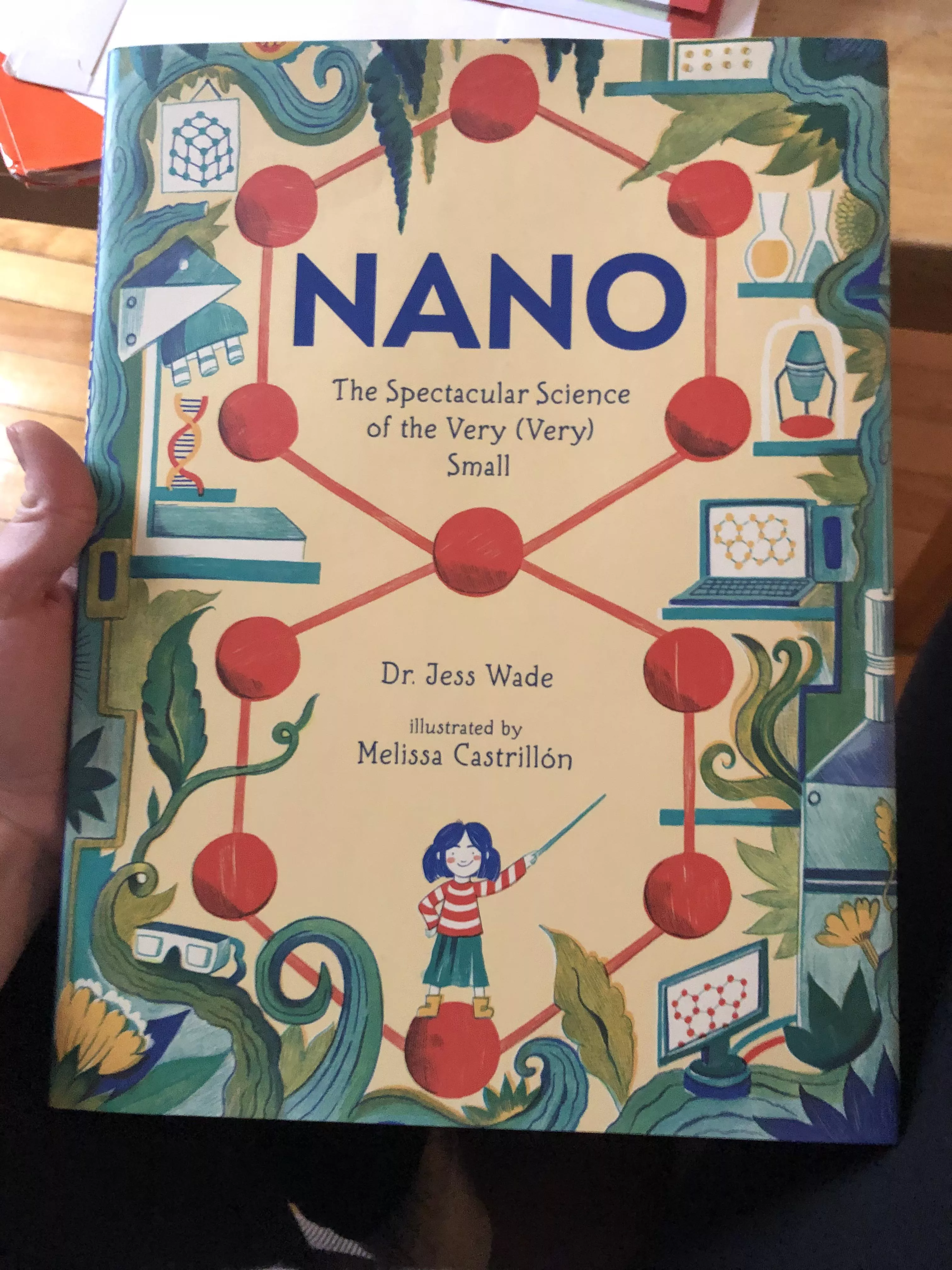 My Daddy is a nanochemist and I do not understand what he does 😞. Found this gem so now he can teach me 😇. Can’t wait for tonight!