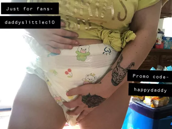 My diaper didnโt stand a chance after all those laxatives ๐ฉ