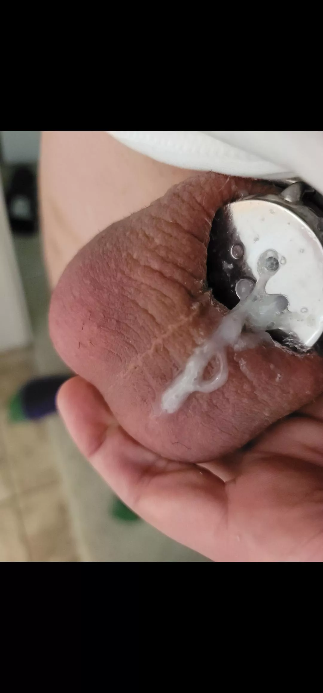 My domme only let's me cum when she fucks me, completely hands free, I'm horney all the time but starting to get used to it