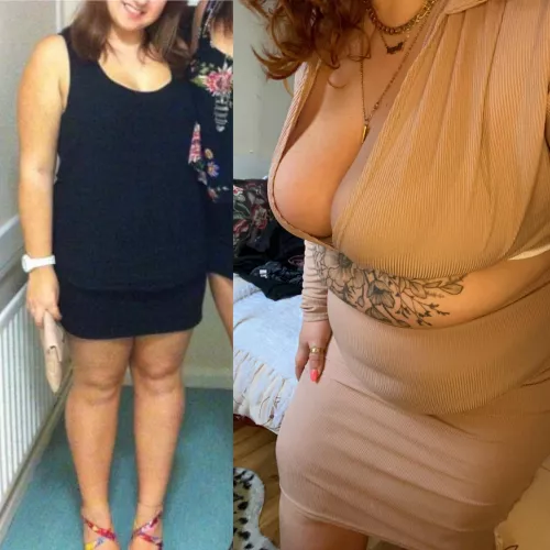 My dress size keeps climbing but the outfits are only getting tighter ๐ฅต
